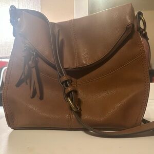Sonoma Caramel Leather Handbag